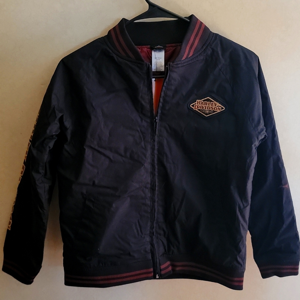 Girls Harley Davidson Jacket Sz 12/14